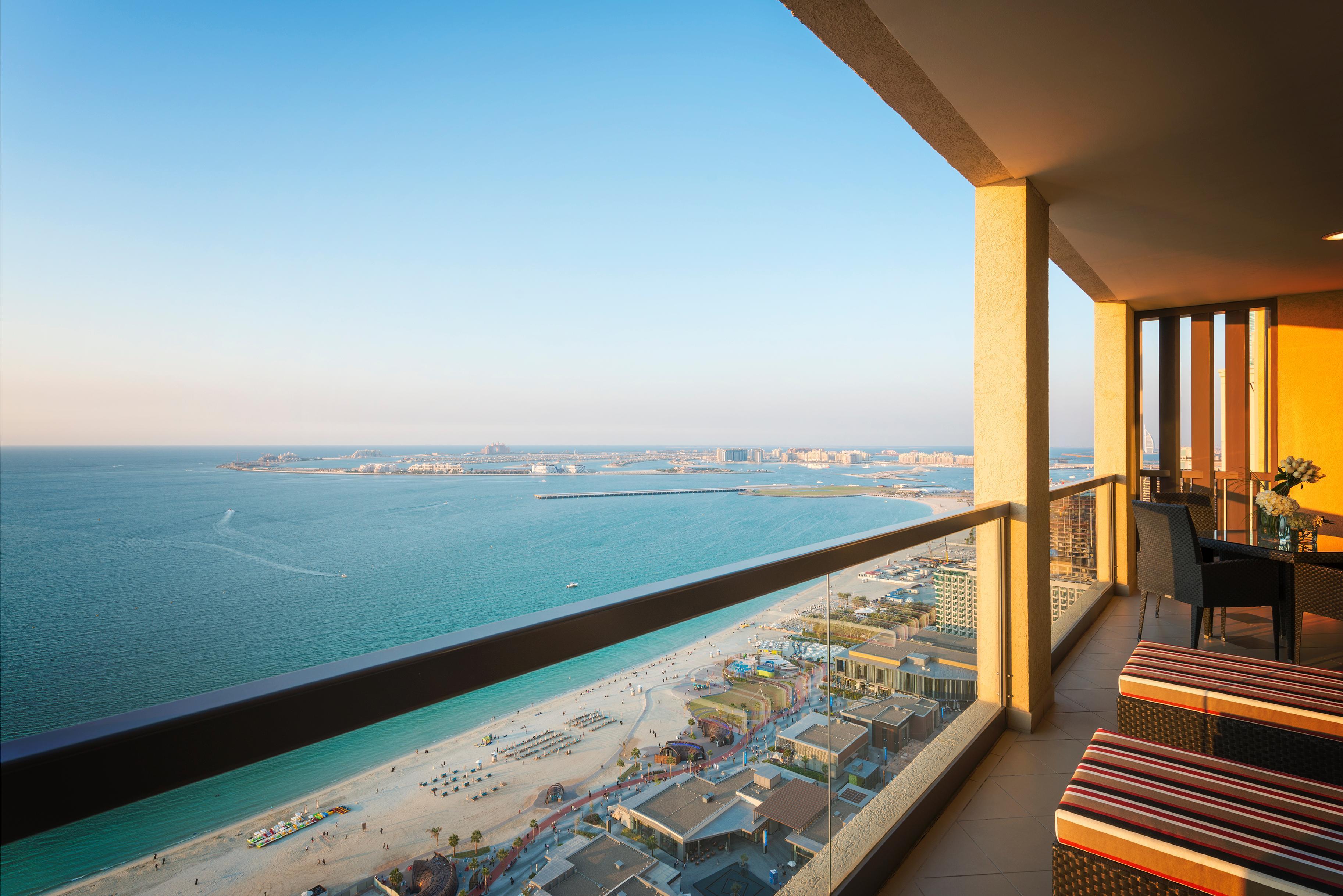 Sofitel Dubai Jumeirah Beach Exterior foto The view from the balcony of a room at Jumeirah Jumeirah